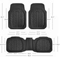 Load image into Gallery viewer, Sharkskin Tyre 3-Piece PVC Black Floor Mat Set