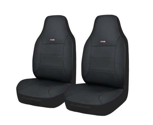Sharkskin Neoprene Universal Front Seat Covers - Built-in Headrests Size 60