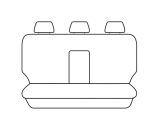MITSUBISHI Rear Seat Configuration