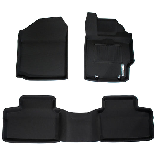 Sharkskin Custom-Fit Toyota Corolla 2020–2025 3D TPE All-Weather Floor Mats
