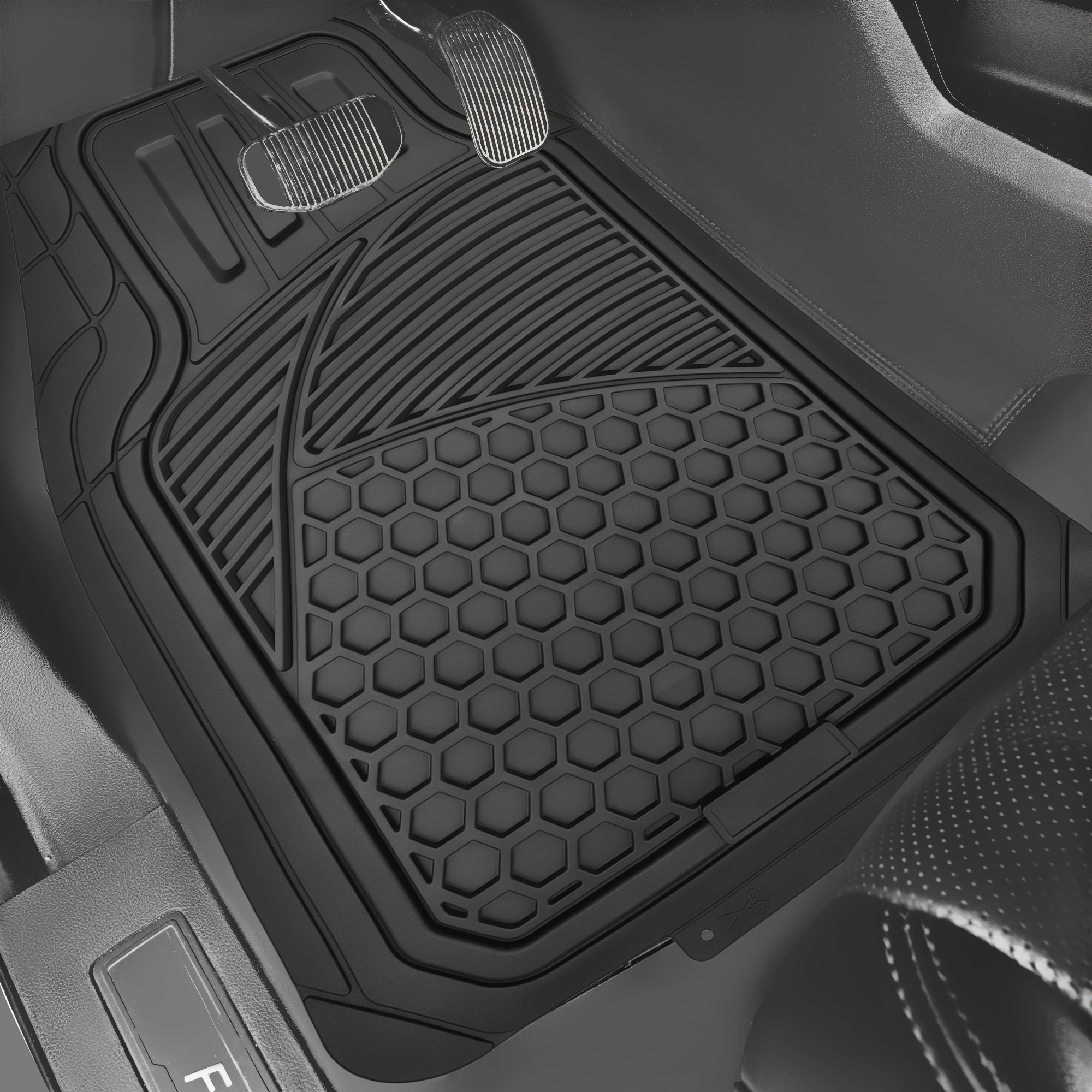 Sharkskin HoneyComb 5-Piece Floor Mat Set