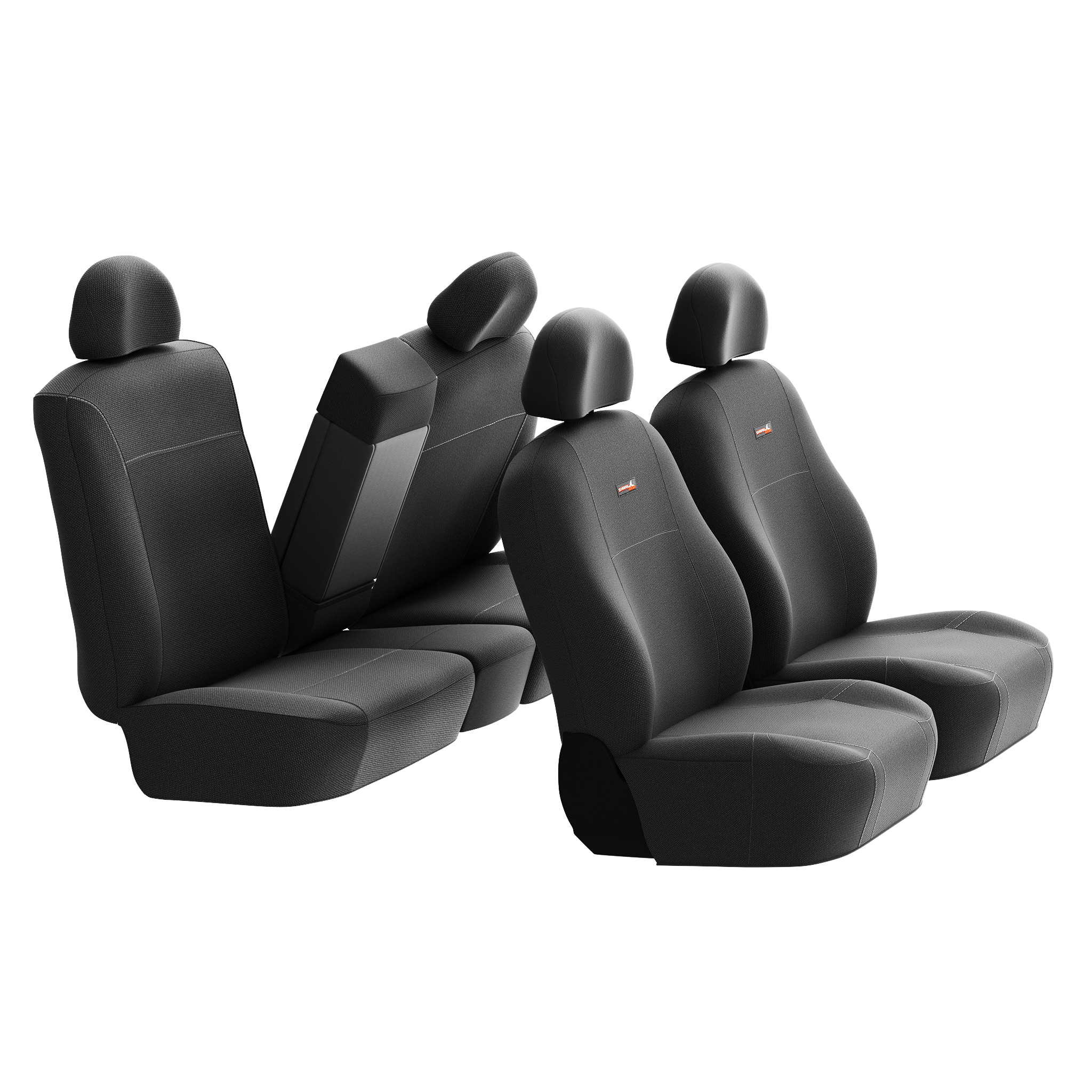 Sharkskin Canvas Seat Covers for Isuzu D-Max Dual Cab (June/2012–June/2020)