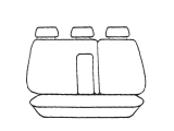 TOYOTA Rear Seat Configuration