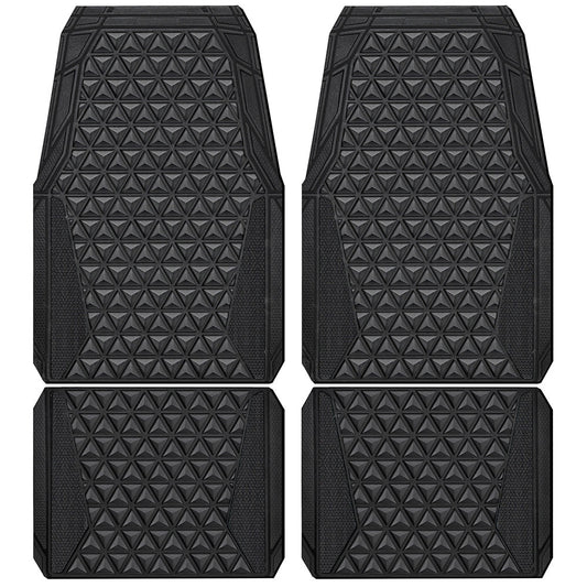 Sharkskin Triangle Heavy-Duty Floor Mat Set