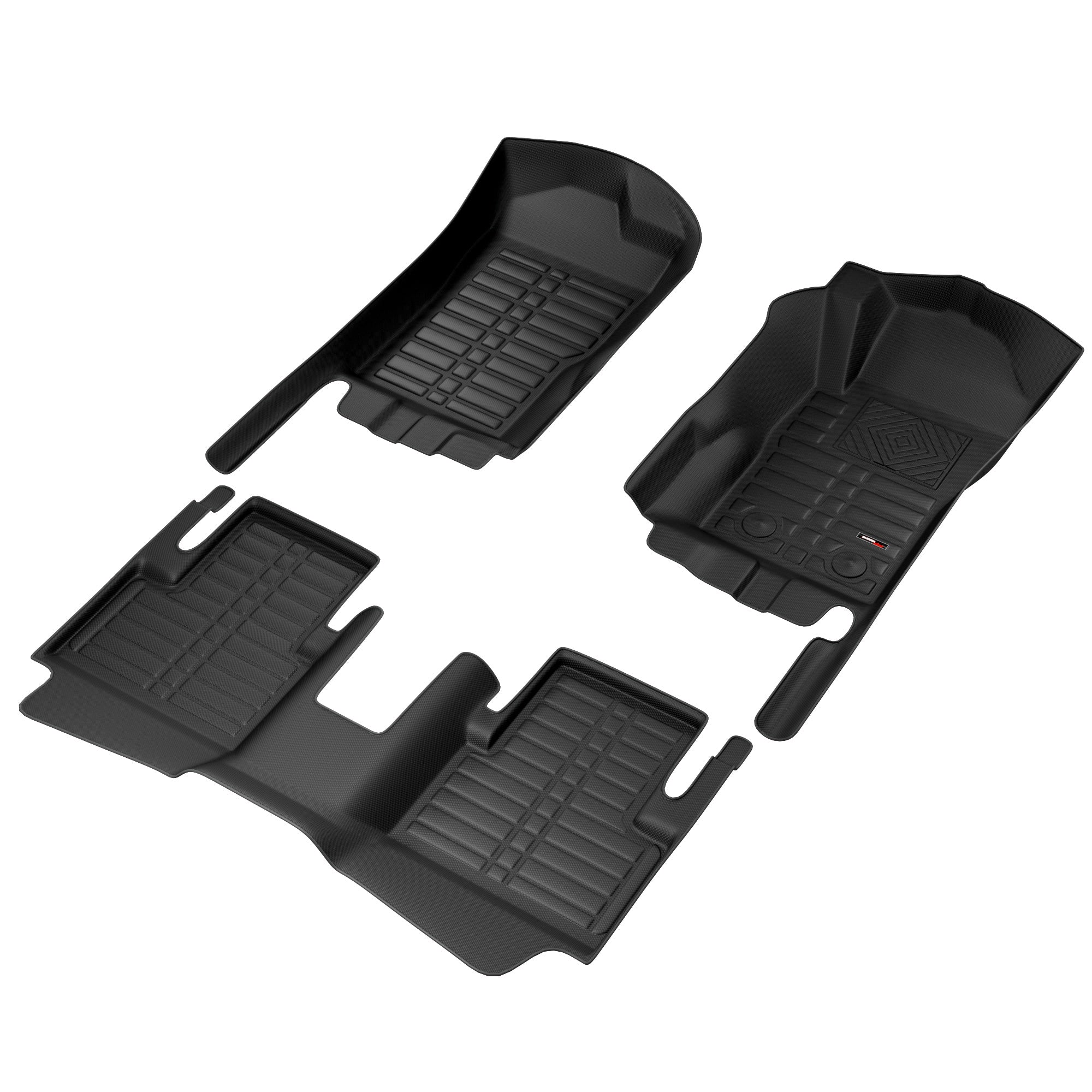 Sharkskin Custom-Fit Ford Ranger Next-Gen 2022–2024 All-Weather Floor Mats