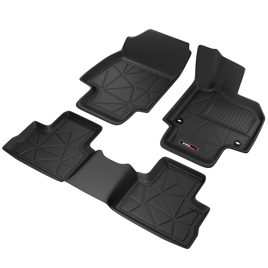 Sharkskin Custom-Fit Toyota RAV4 2019+ 3D TPE All-Weather Floor Mats