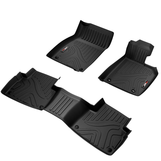 Sharkskin Custom-Fit Toyota Camry 2024+ 3D TPE All-Weather Floor Mats