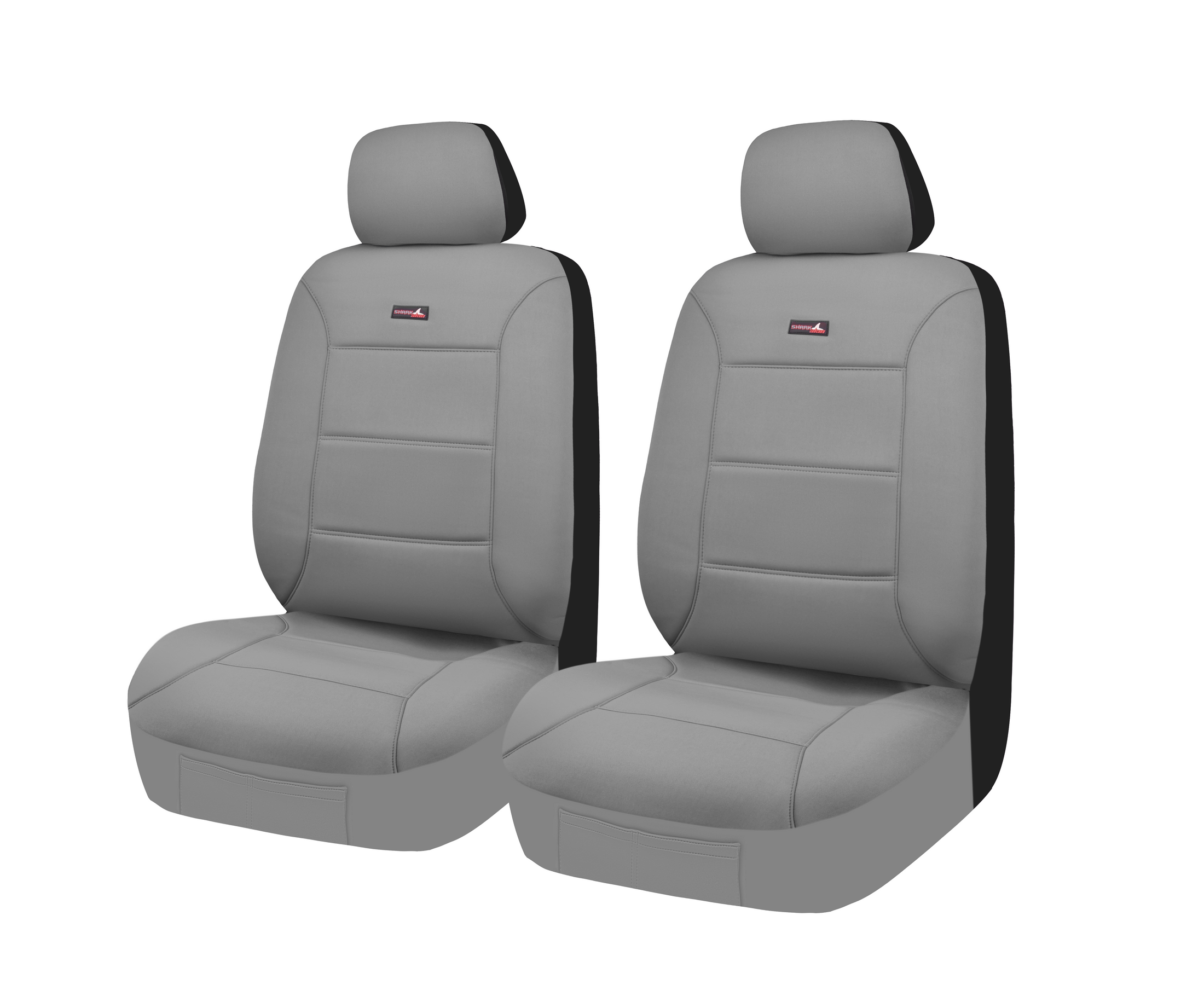 Sharkskin Neoprene Universal Front Seat Covers - Grey