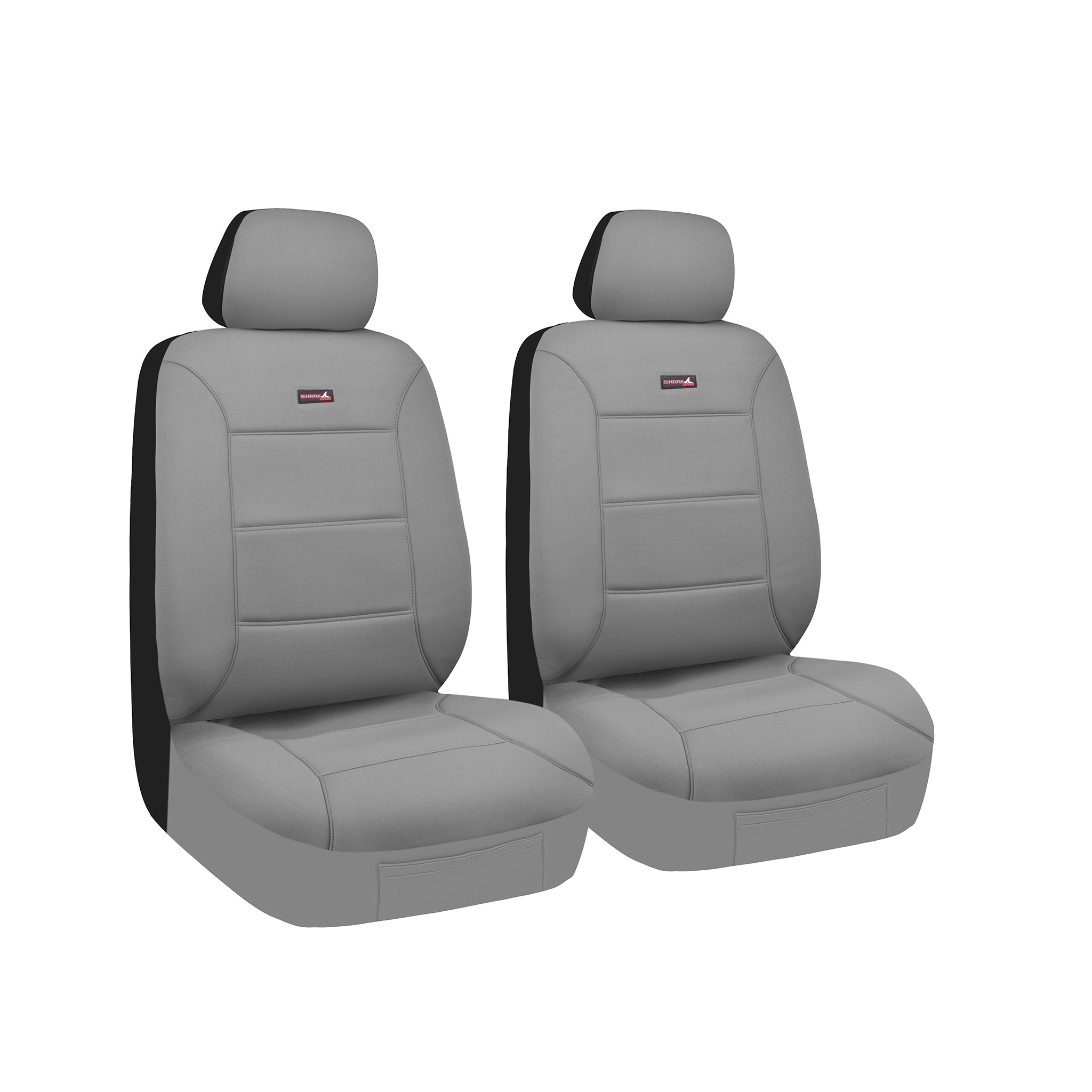 Sharkskin Neoprene Universal Front Seat Covers - Grey