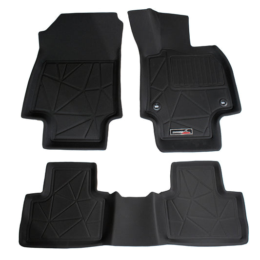 Sharkskin Custom-Fit Toyota RAV4 2019+ 3D TPE All-Weather Floor Mats